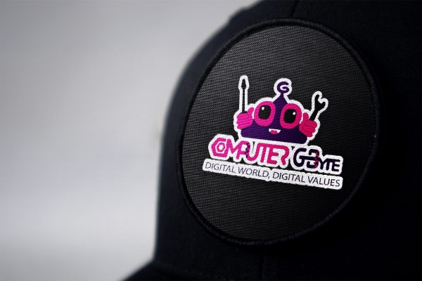Black Cap Logo Mockup by GraphicsFamily Print on Cap