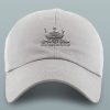 Gray Cap Logo Mockup by GraphicsFamily Print on Cap