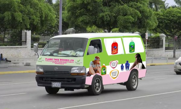 Branding on Vehicle